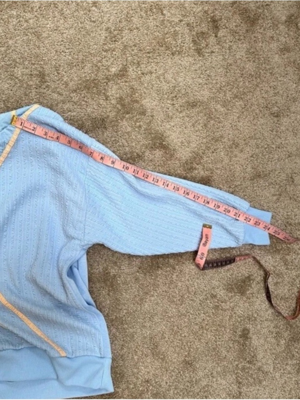 VTG 80s 90s Lightweight Windbreaker Pullover Jacket Pastel Pink Blue L Women’s - Picture 8 of 8